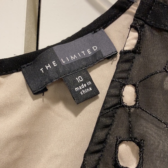 The Limited Altered Black Eyelet Sheath Dress - Picture 3 of 14